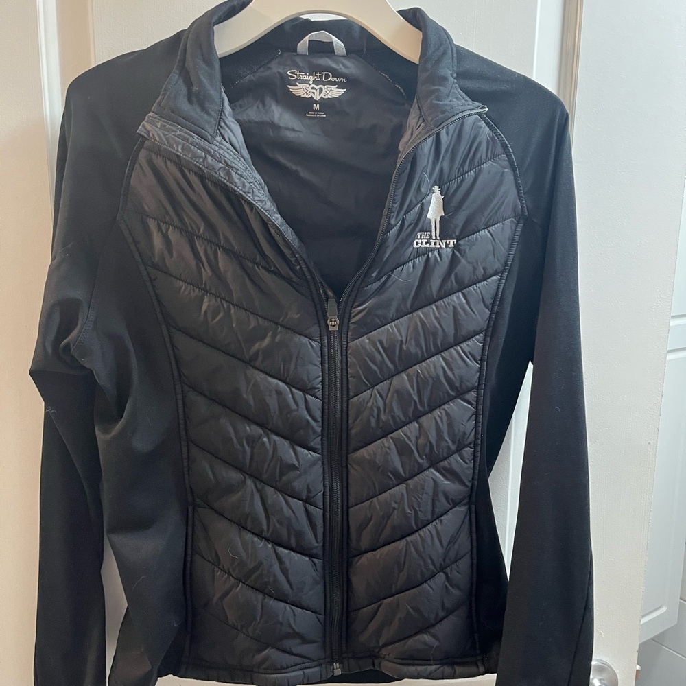 Straight Down Women's Black Jacket “ The Clint” size M
